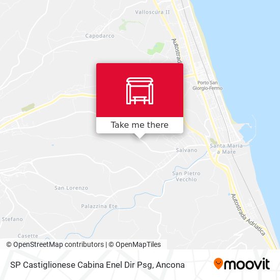 SP Castiglionese Cabina Enel Dir Psg map