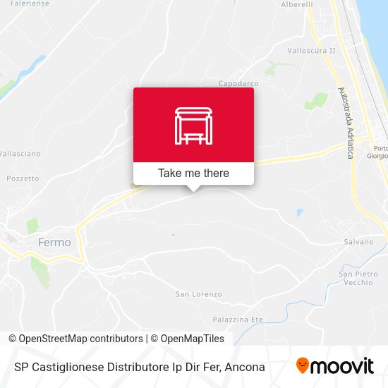 SP Castiglionese Distributore Ip Dir Fer map