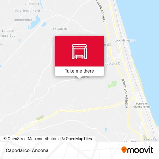 Capodarco map