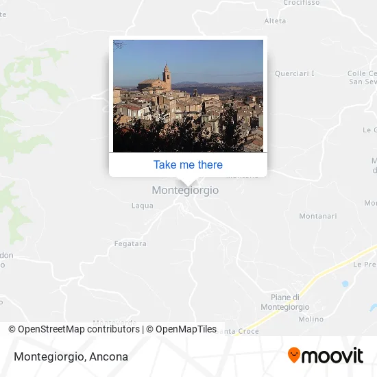 Montegiorgio map