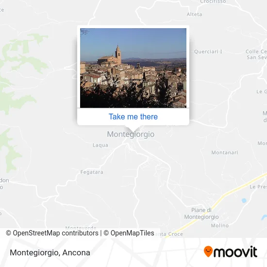 Montegiorgio map