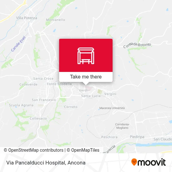 Via Pancalducci Hospital map
