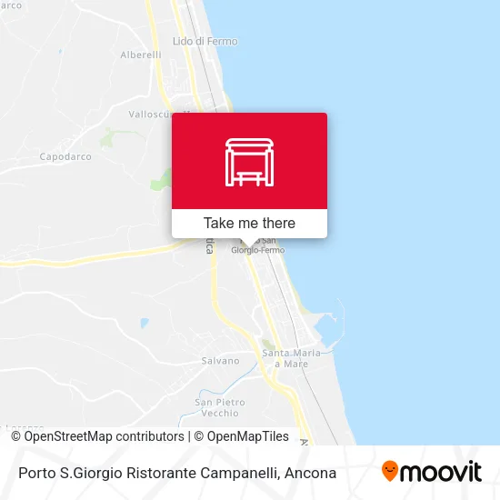 Porto S.Giorgio Ristorante Campanelli map