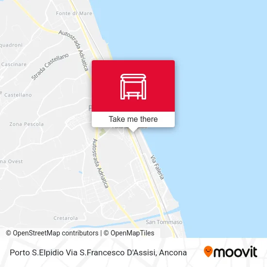 Porto S.Elpidio Via S.Francesco D'Assisi map