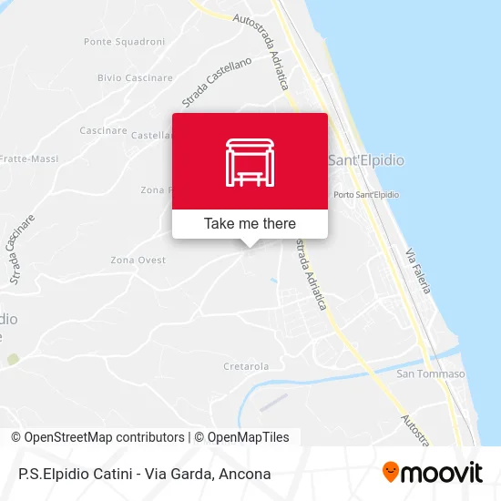 Porto Sant'Elpidio Catini - Via Garda map