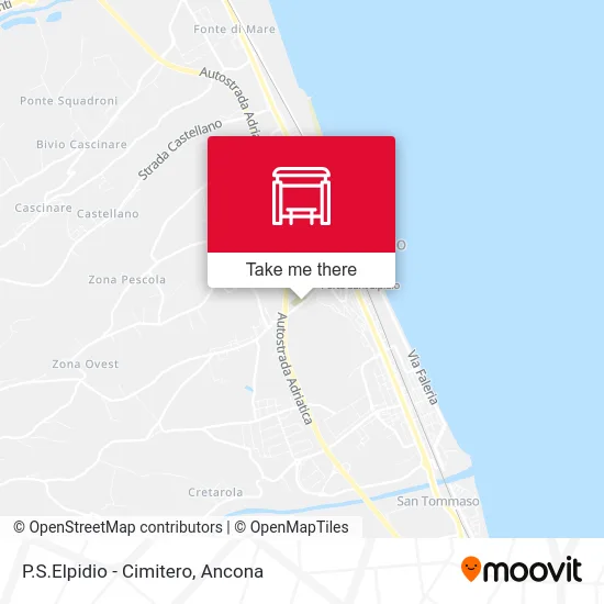 Porto Sant'Elpidio - Cemetery map