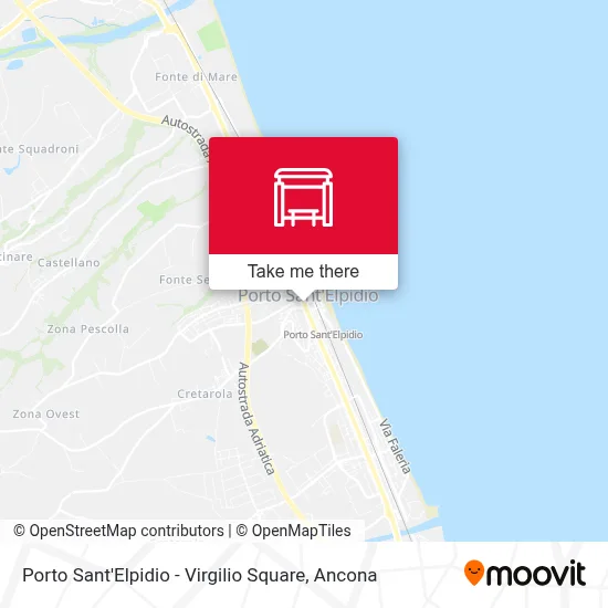 Porto Sant'Elpidio - Virgilio Square map