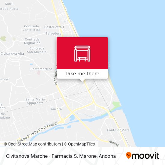 Civitanova Marche - Farmacia S. Marone map