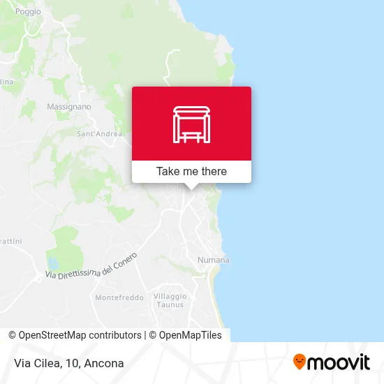 Via Cilea, 10 map