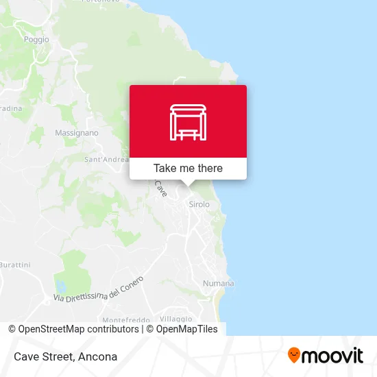 Cave Street map