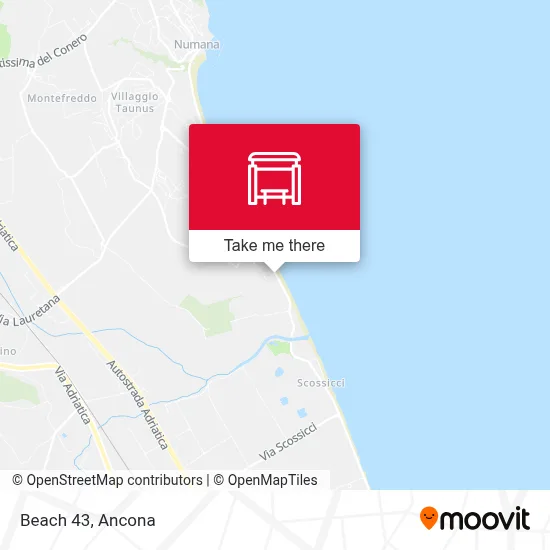 Beach 43 map