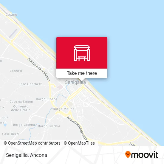 Senigallia map