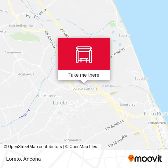 Loreto map