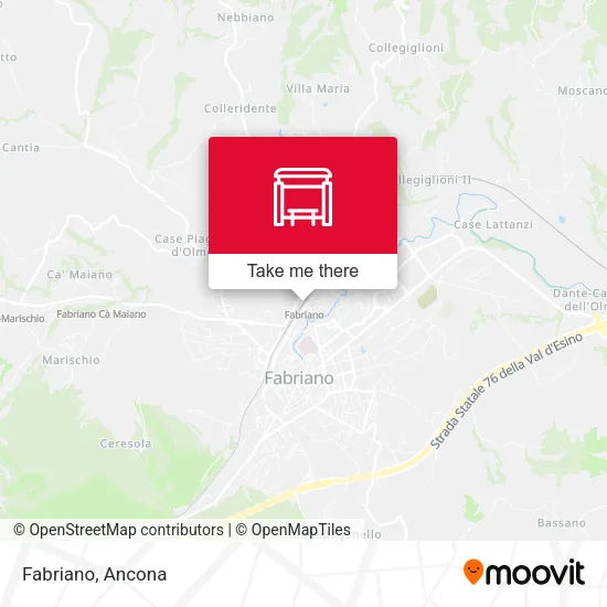Fabriano map
