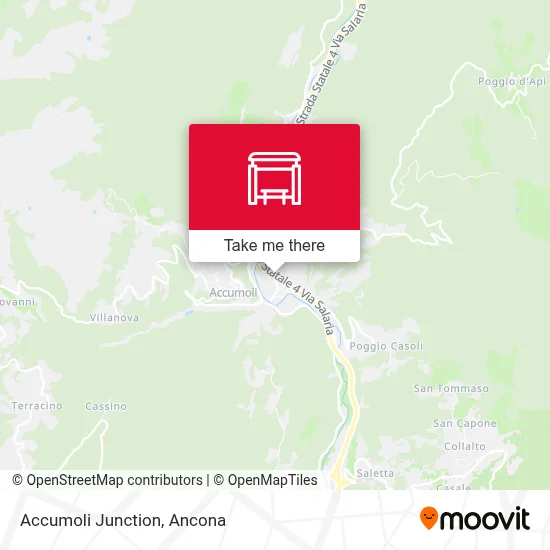 Accumoli Junction map