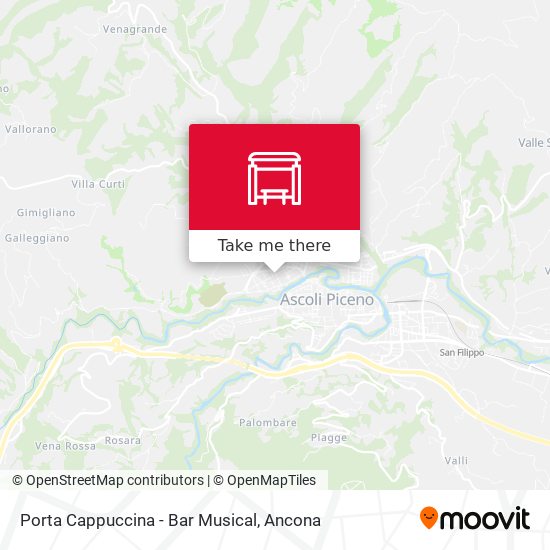 Porta Cappuccina - Bar Musical map
