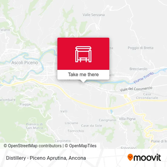 Distillery - Piceno Aprutina map
