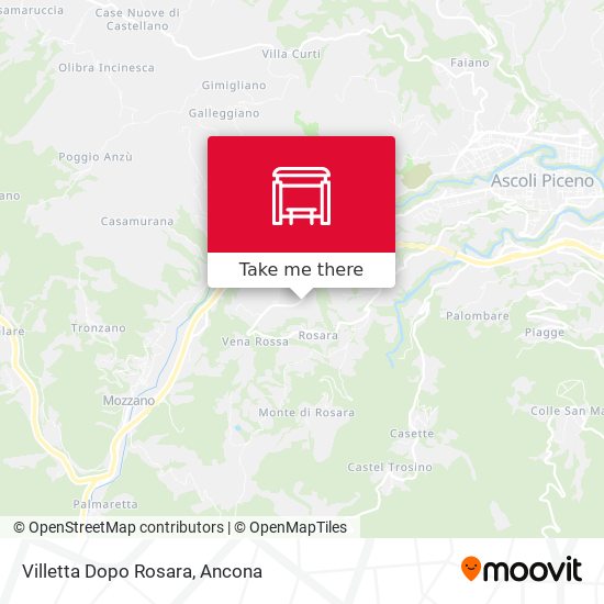 Villetta Dopo Rosara map