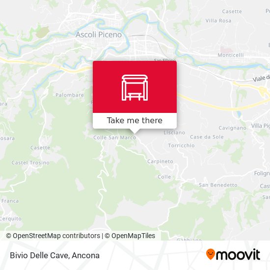 Bivio Delle Cave map