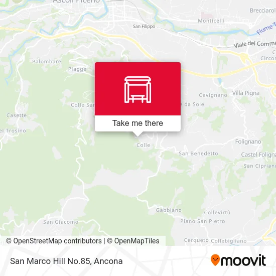 San Marco Hill No.85 map