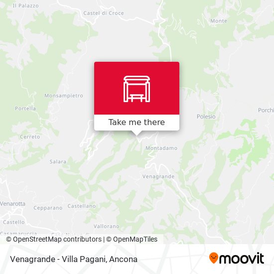 Venagrande - Villa Pagani map