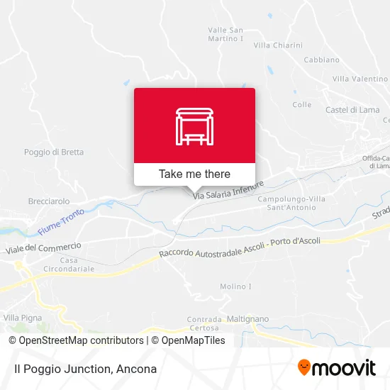 Il Poggio Junction map