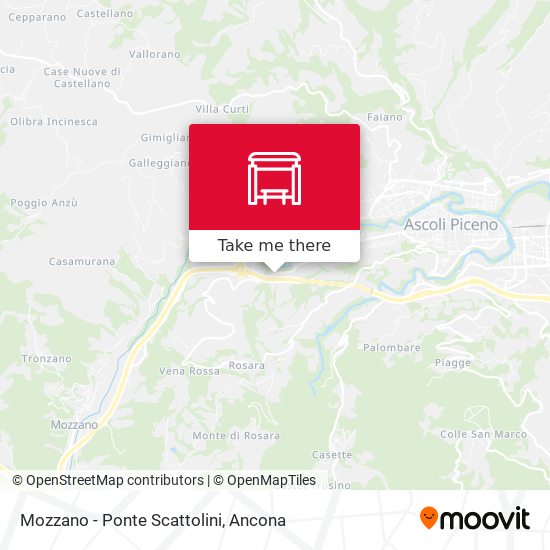 Mozzano - Ponte Scattolini map