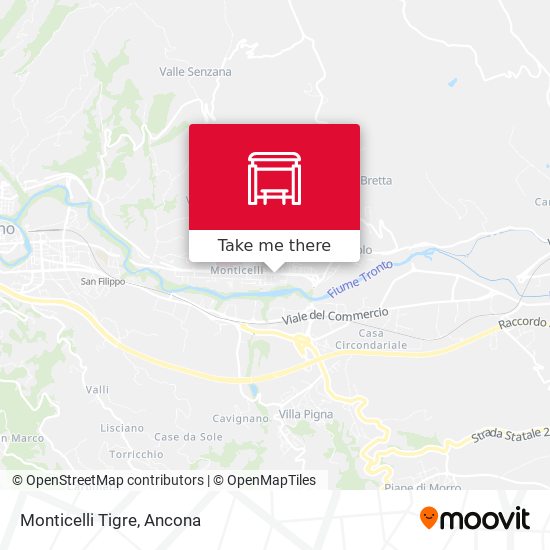 Monticelli Tigre map