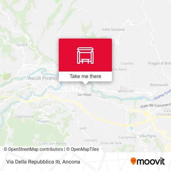 Via Della Repubblica Iti map