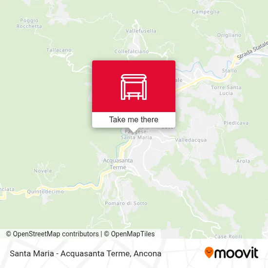 Santa Maria - Acquasanta Terme map