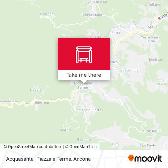 Acquasanta -Piazzale Terme map