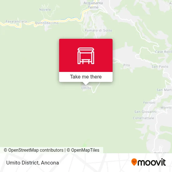 Umito District map