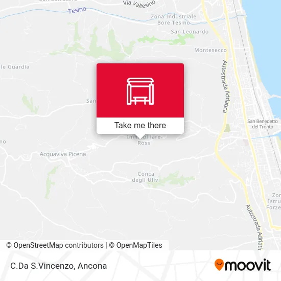 C.Da S.Vincenzo map