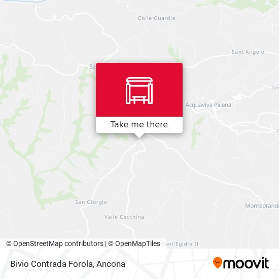 Bivio Contrada Forola map