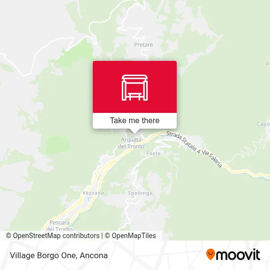 Village Borgo One map