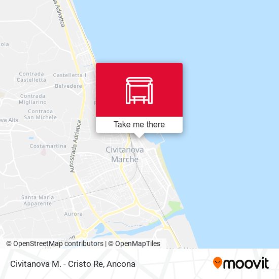 Civitanova M. - Cristo Re map