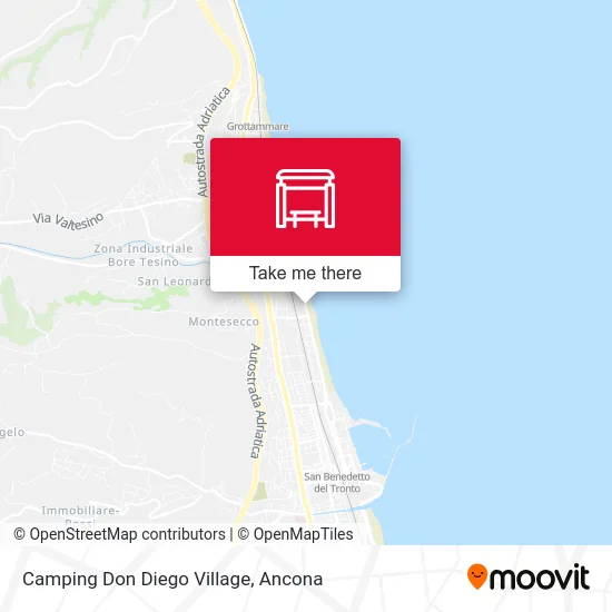 Camping Don Diego Village map