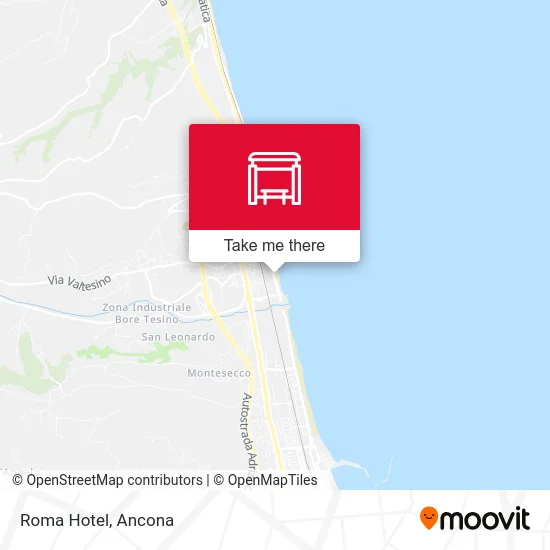 Roma Hotel map