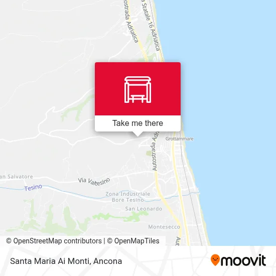 Santa Maria Ai Monti map