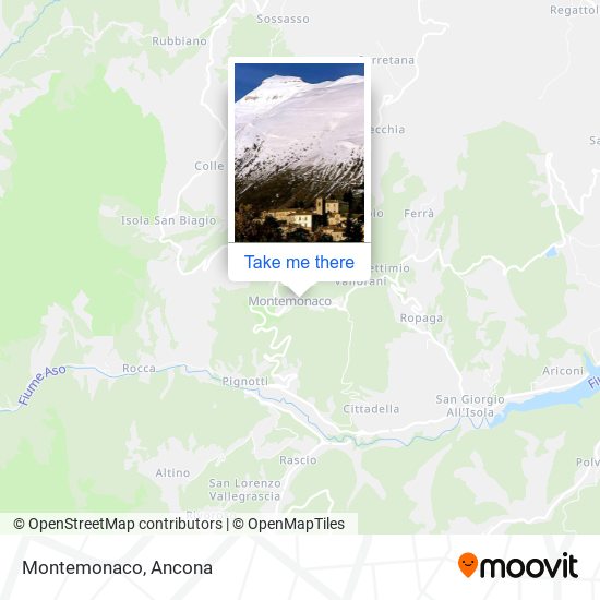 Montemonaco map