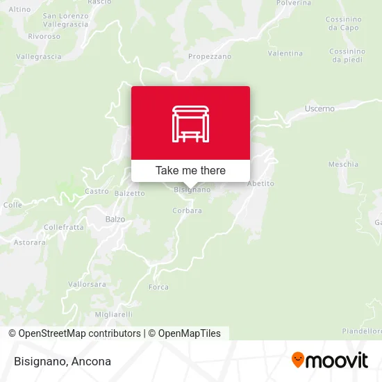 Bisignano map