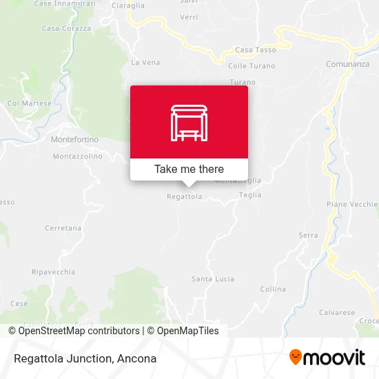 Regattola Junction map
