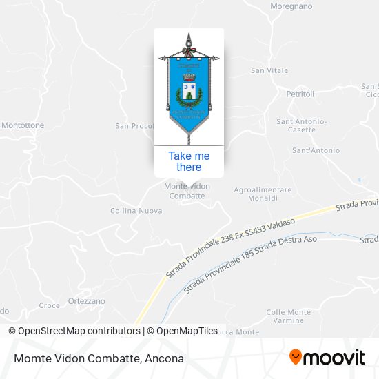 Momte Vidon Combatte map