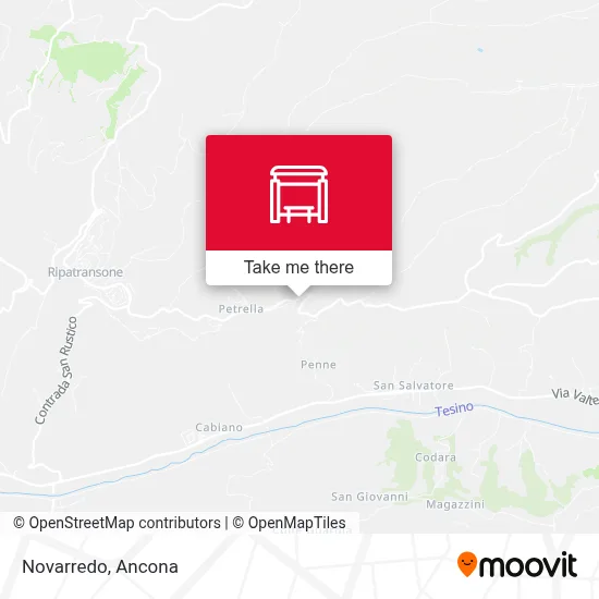 Novarredo map