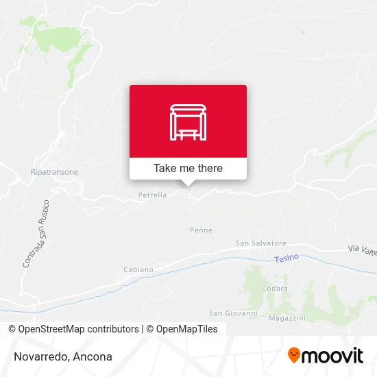 Novarredo map