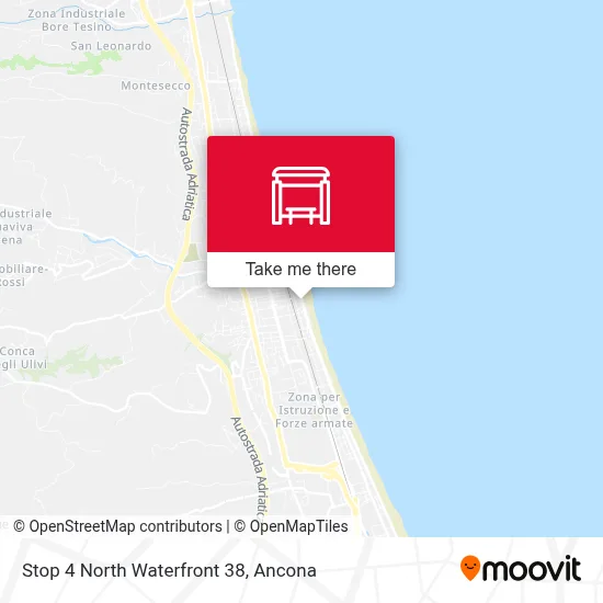 Stop 4 North Waterfront 38 map