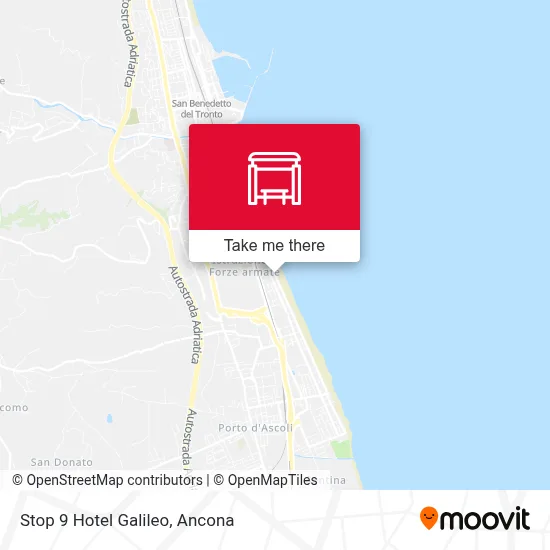 Stop 9 Hotel Galileo map
