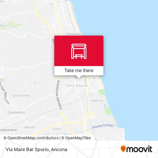 Via Mare Bar Spurio map