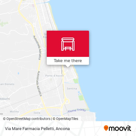 Via Mare Farmacia Pelletti map