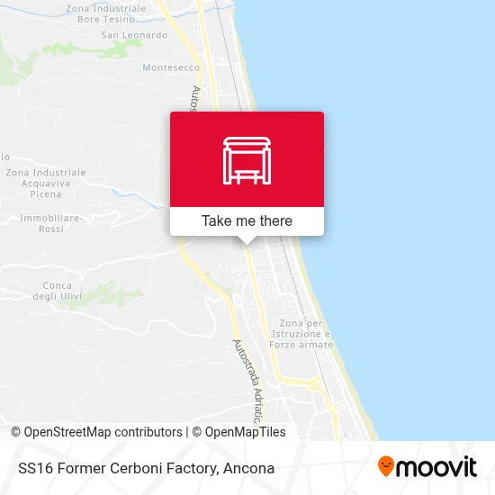 SS16 Former Cerboni Factory map